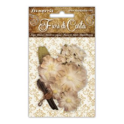 Stamperia Paper Flowers - Mixed Ivory
